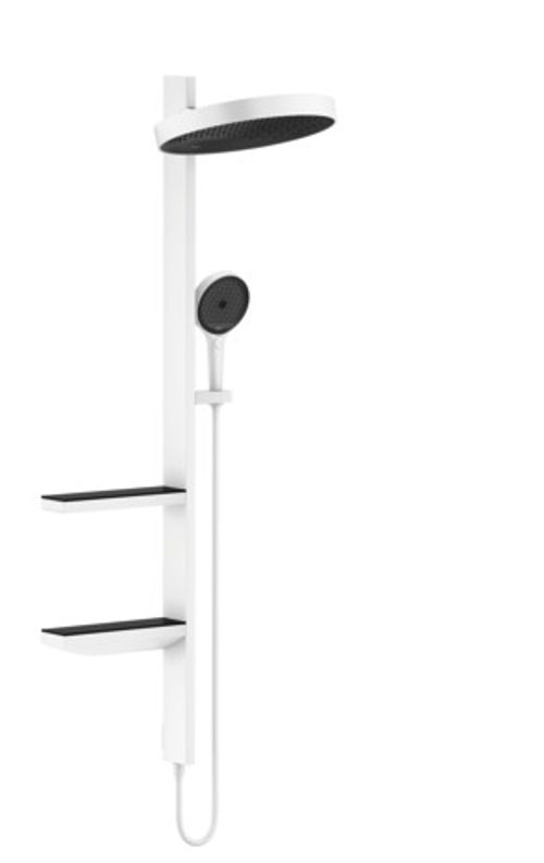 Hansgrohe-HG-Showerpipe-360-1jet-Rainfinity-mattweiss-26842700 gallery number 1